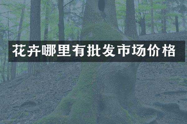 花卉哪里有批发市场价格