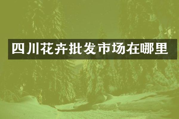 四川花卉批发市场在哪里