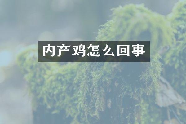 内产鸡怎么回事