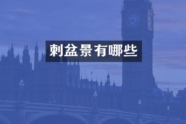 刺盆景有哪些