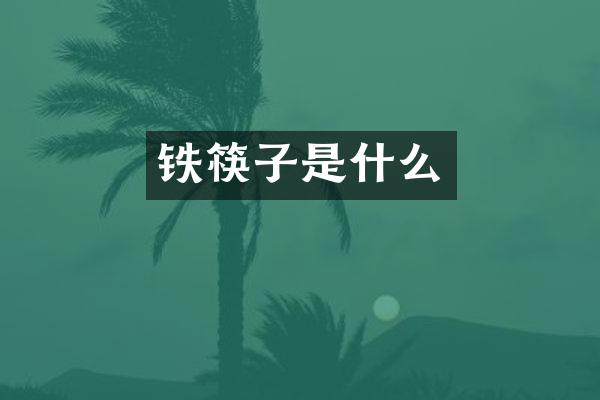 铁筷子是什么