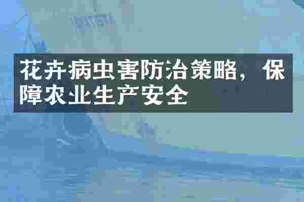 花卉病虫害防治策略，保障农业生产安全